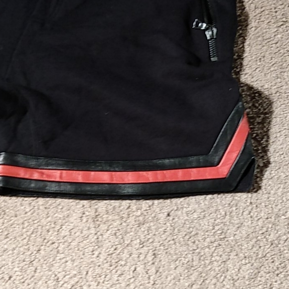 Buka Leather Trim Athletic Shorts - Picture 2 of 4